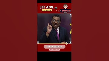Can I Crack JEE In One Month | #smsir #jee #jee2023 #chemistry