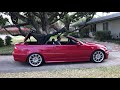 2005 BMW 330ci ZHP convertible top operation