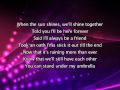 Rihanna - Umbrella, Lyrics In Video