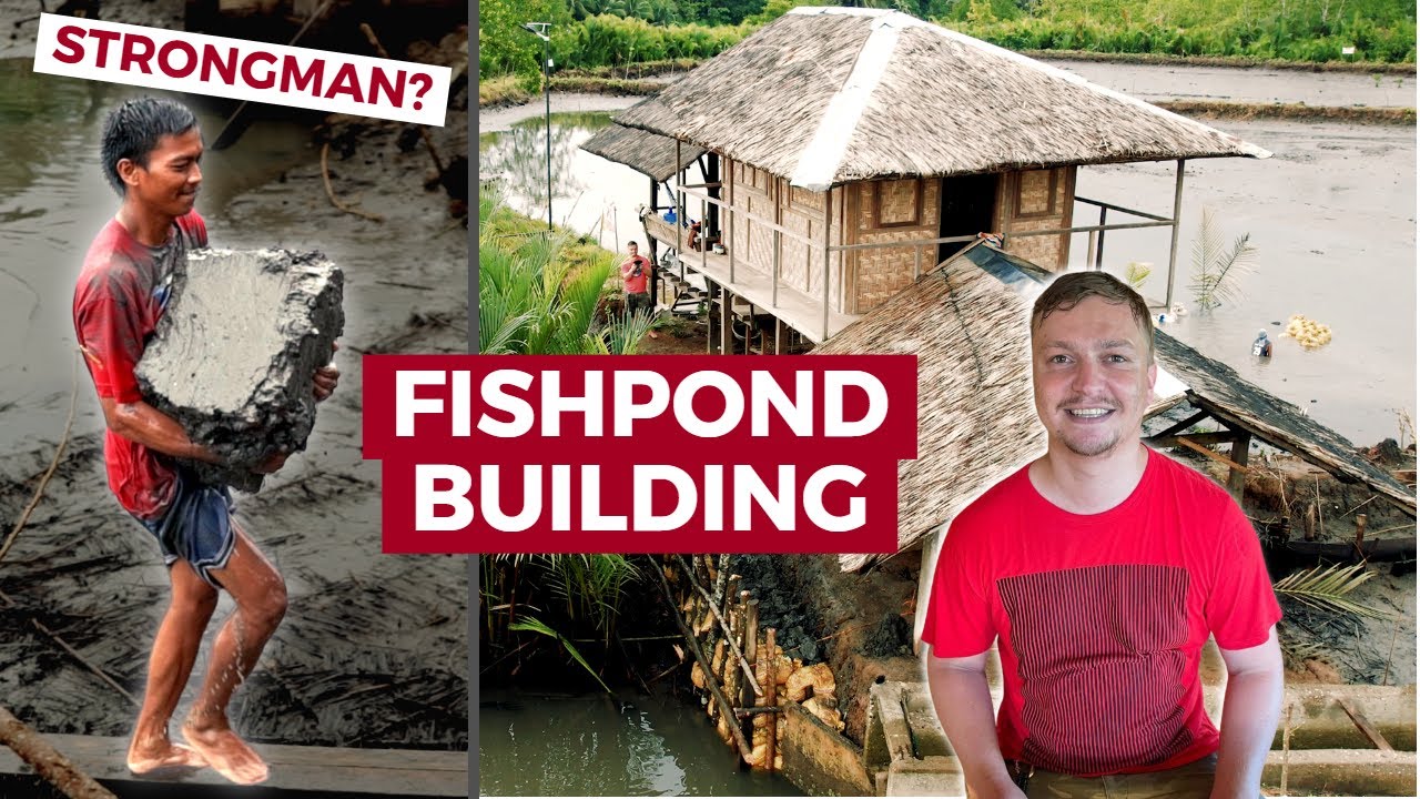 PHILIPPINES FISHPOND CONSTRUCTION  Strongest Men In Mindanao   Protecting My Davao Home