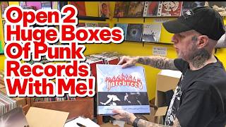 2 Big Boxes Of PUNK REOCRDS!