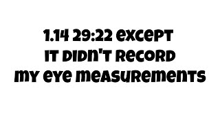 1.14 sub 30 except Im stupid and its unverifiable
this always happens man, I dont think this one is gonna slide even if they accepted my 13:10, the run is basically spliced 1.14 sub 30 except Im stupid and its unverifiable