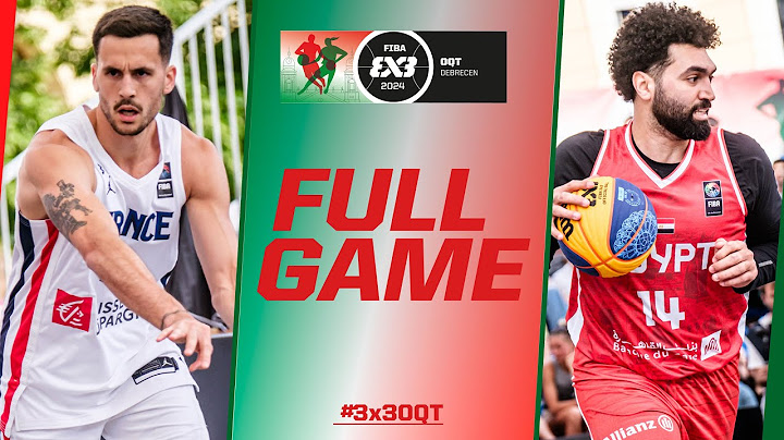 France 🇫🇷 vs Egypt 🇪🇬 | Men Full Game | FIBA #3x3OQT 2024 | 3x3 Basketball