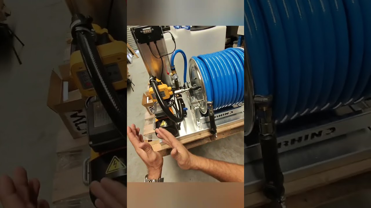 NWC Compact 150L remote softwash skid 