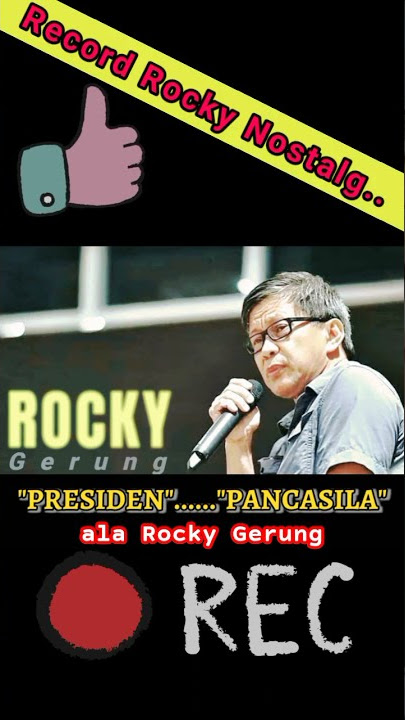 STORY WA ROCKY GERUNG KRITIK PEDAS S.....🔥🔥 #shorts #ilc #rockygerungofficial #shortvideo