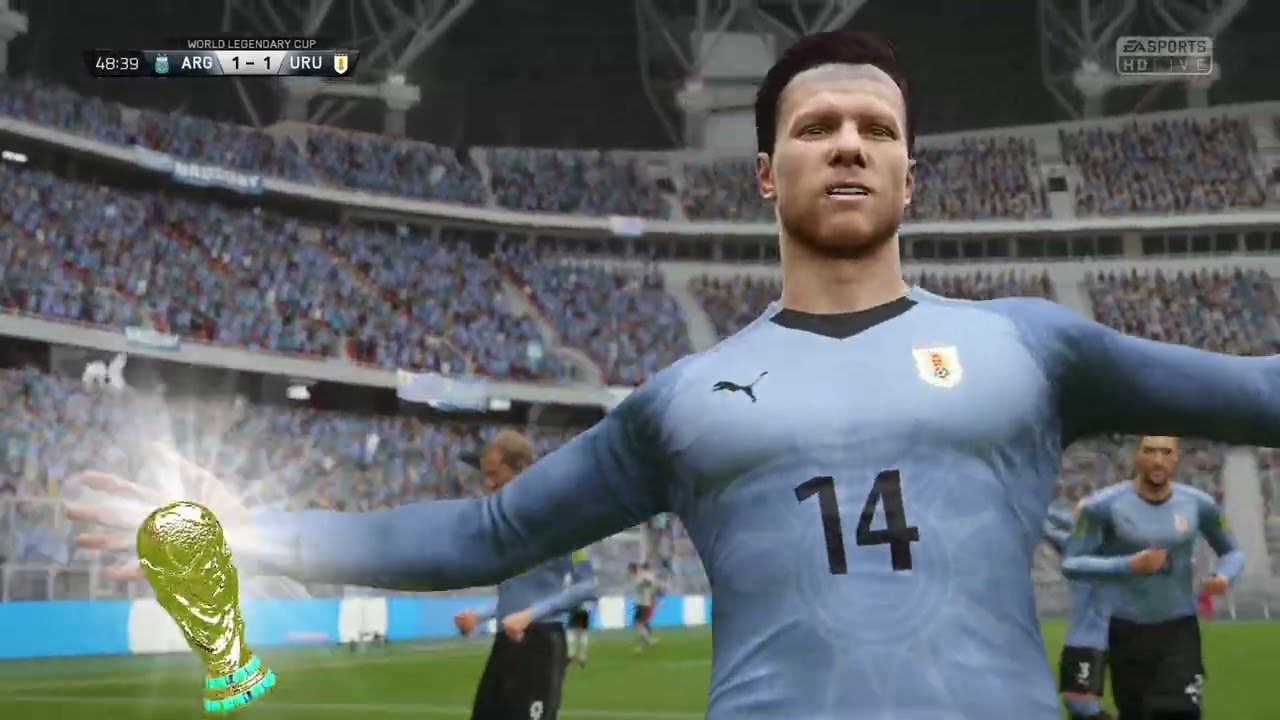 Argentina 2-4 Uruguay | FIFA World Legendary Cup 1946 | Semi Final (Highlights)