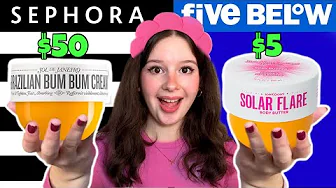 I BOUGHT EVERY VIRAL SEPHORA SKINCARE DUPE! 😱🛍️💄🧴 *preppy skincare shopping challenge*