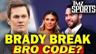 Did Tom Brady Violate ‘Bro Code’ By Getting Cozy With Scooter Braun’s Ex-Wife? | TMZ Sports