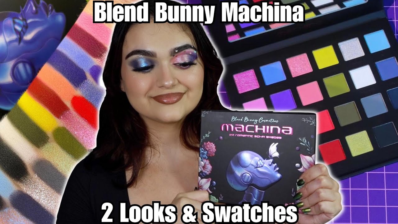 2 LOOKS WITH THE BLEND BUNNY COSMETICS 'MACHINA' PALETTE - YouTube