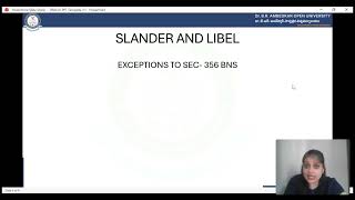 MA Journalism 1st Year Sem 1 18904 EM Unit 5 LAW OF DEFAMATION Part 2