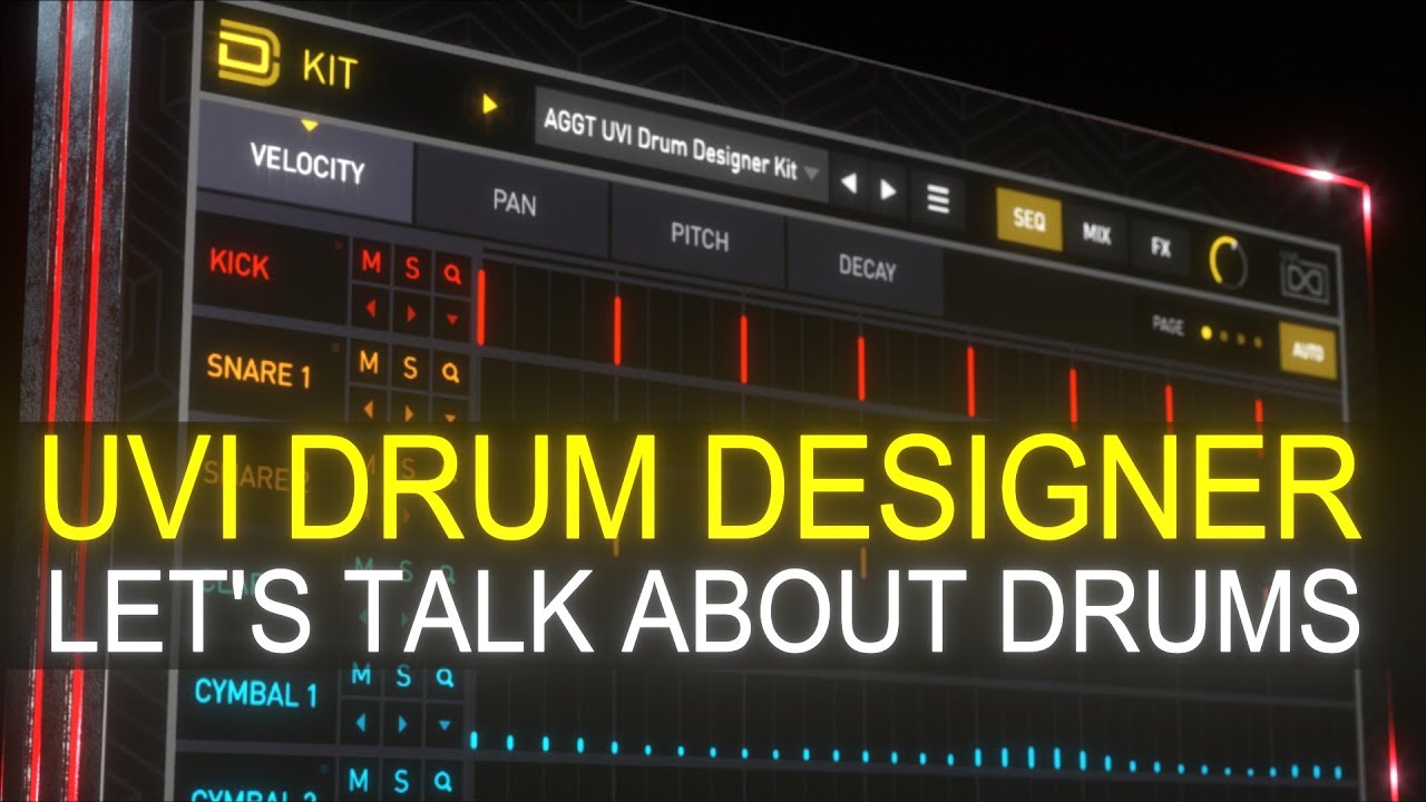 UVI Drum Designer Lets talk About Drums... YouTube
