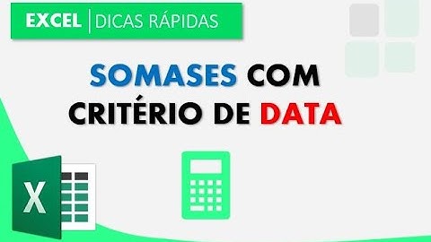 Como Somar com Critério de Datas, Mês e Ano - SOMASES