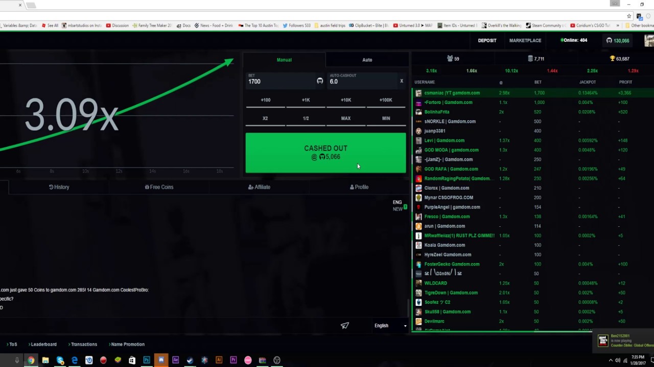 gamdom crash | csmaniac