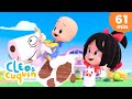 La vaca Lola 🐮🎶 y más canciones infantiles para bebés con Cleo y Cuquín