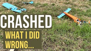 How I crashed and completely destroyed my new RC Plane