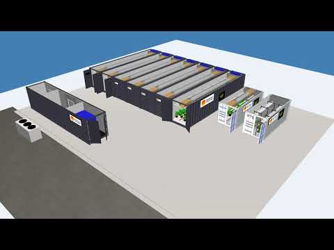 Cannabis Grow Container - video from Bosman Van Zaal