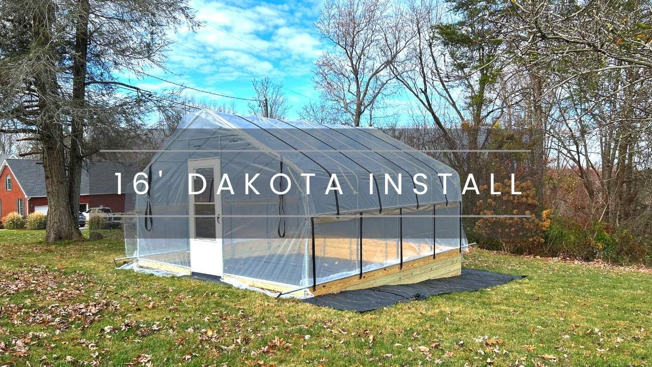 Grower's Solution 16' Dakota Greenhouse Installation YouTube