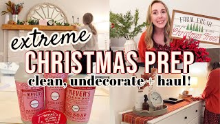 2021 CHRISTMAS PREP! CLEAN +UNDECORATE WITH ME | HOLIDAY HOMEMAKING