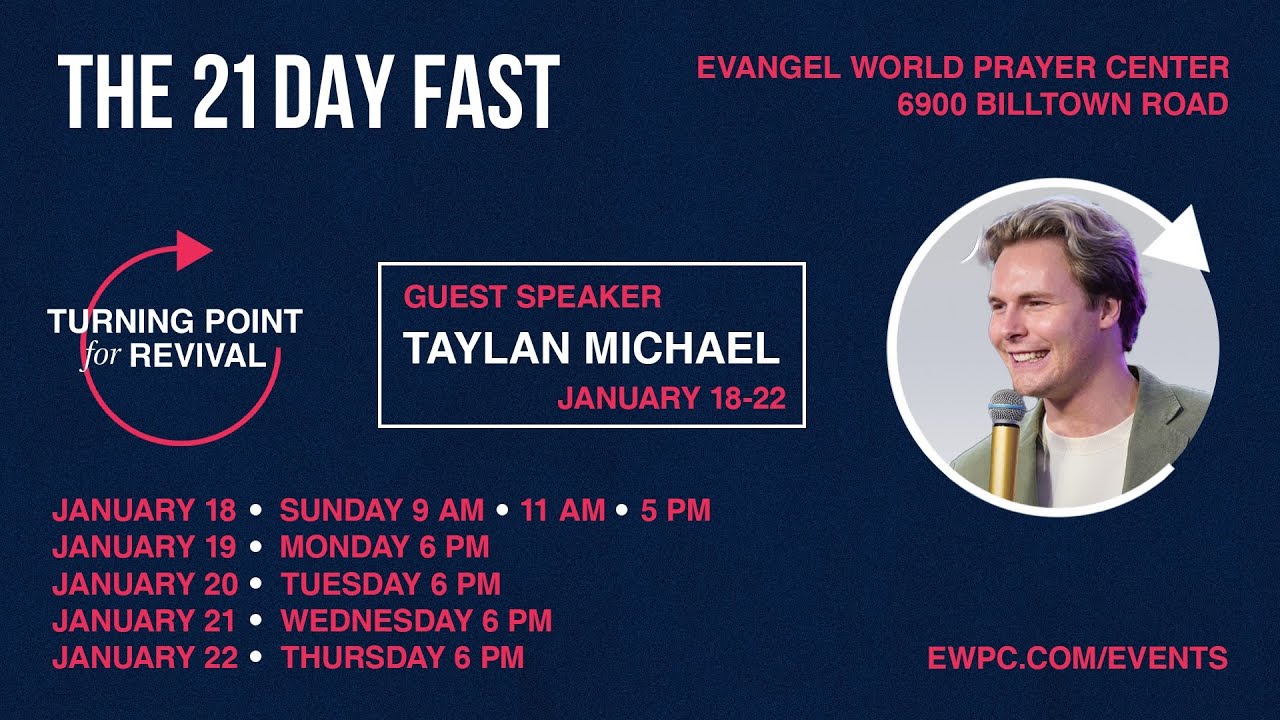 Taylan Michael | 21 Day Fast | Sunday 5pm 1-18-26