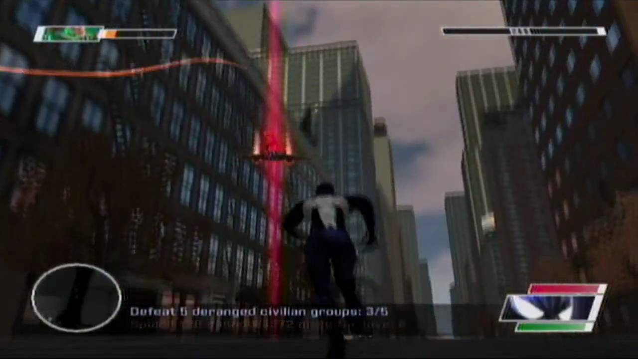 Spiderman Web of Shadows (Wii) gameplay 