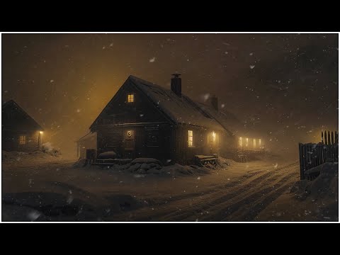 Heavy Winter Storm & Wind Sounds for Sleeping┇Cold Ambience┇Snow Storm White Noise