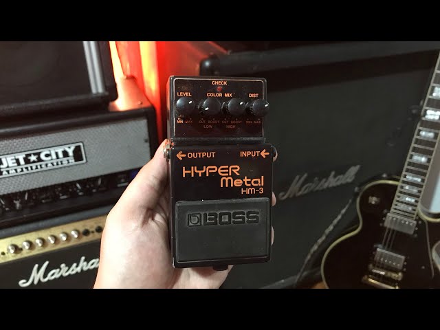 Boss Hyper Metal HM-3 demo - YouTube
