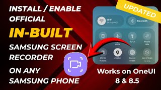 Install or Enable IN-BUILT Samsung Screen Recorder on any Samsung Phone on Android 16 OneUI 8. screenshot 3
