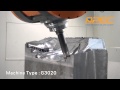 Tire mold, High speed cutting by G3020 , 5 axis gantry machining center, APEC