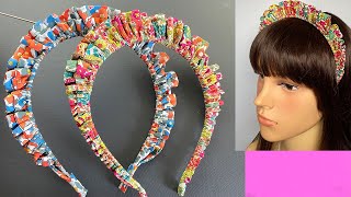 Ruffle Crown Headband  Hair Accessories  | Tiara de coroa com babados | रफ़ल क्राउन हेडबैंड