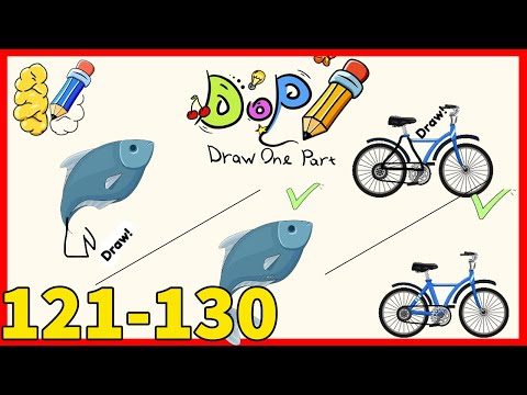 DOP Draw One Part | Level 121 122 123 124 125 126 127 128 129 130 Solution or Walkthrough