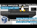 Solving Virtual box - Hardware Virtualization Problem | Invalid settings detected in Tamil