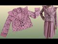 🌈 How to Sew a Lapel Collar Blazer | Easy Sewing Tutorial for Beginners