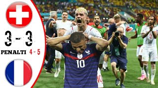 Swiss vs Prancis : Extended Highlight Euro 2021