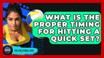 What Is The Proper Timing For Hitting A Quick Set? - The Volleyball Hub