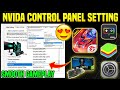 Nvidia control panel setting for lag fix in bluestacks free fire  how to fix free fire lag issue