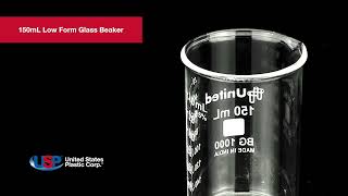 150mL Low-Form Glass Beaker | U.S. Plastic Corporation®
