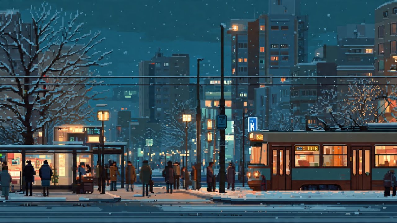 Cozy Evening Flow ☕ | Lofi Beats for Relaxing Winter Nights
