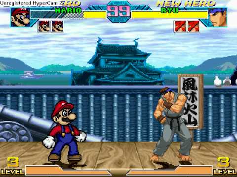 Sm mugen mario vs ryu