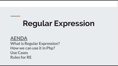 Regular Expressions in PHP Part 1 | RegEx Tutorial | Basic of Regular Expressions | by Jag Mohan