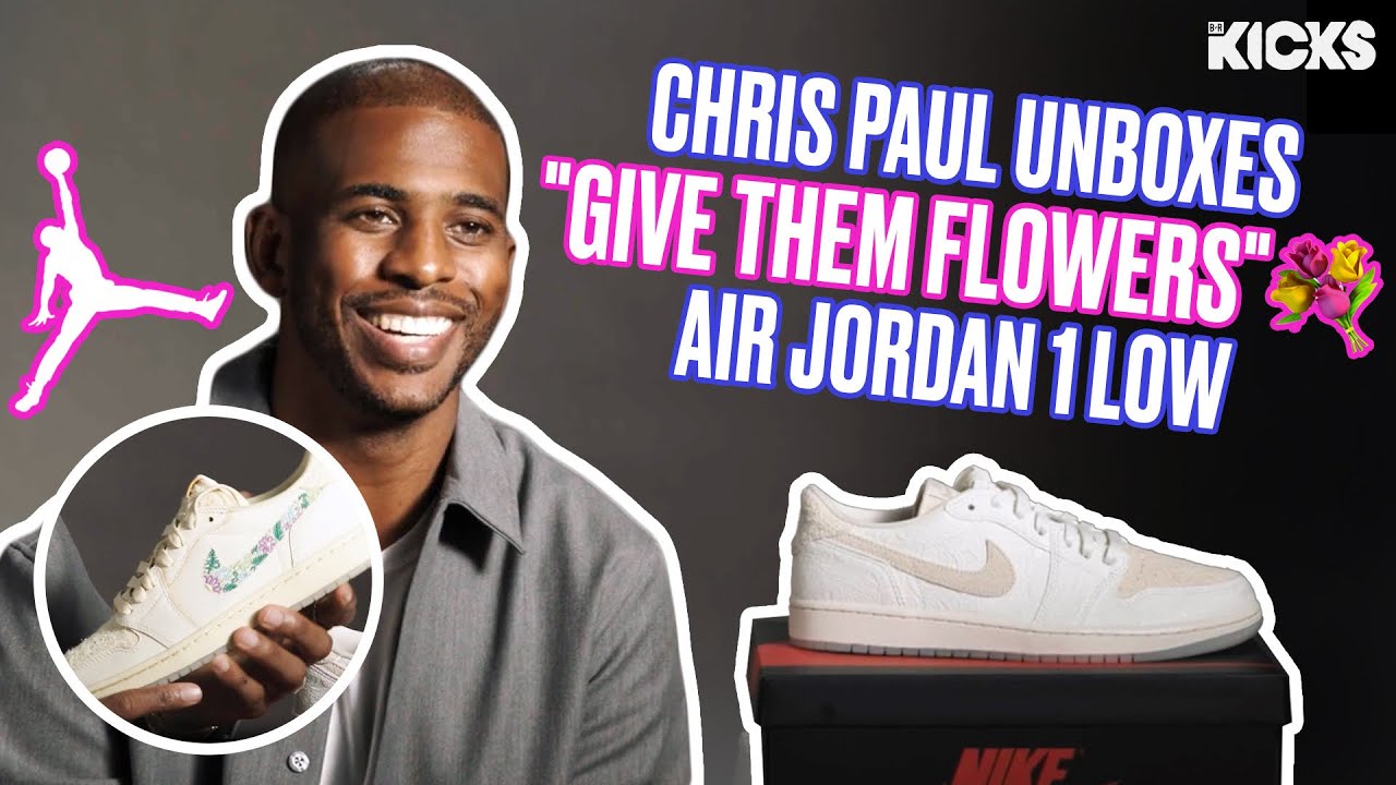 LIVE COP - AIR JORDAN 1 LOW Chris Paul Give Them Flowers & OFF