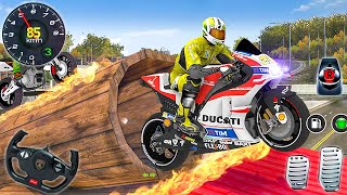 Mega Ramp Bike Stunts Games 3D - Motocross Bike Motor Impossible Dirt Racer - Android Gameplay screenshot 3