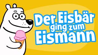 Video thumbnail of "♪ ♪ Kinderlied Eisbär - Der Eisbär ging zum Eismann - Hurra Kinderlieder"