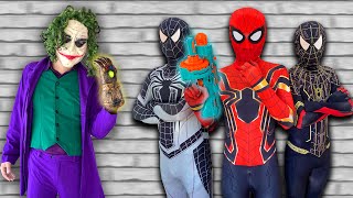 TEAM SPIDER-MAN vs BAD GUY TEAM | NEW BAD-HERO WITH NEW POWER ( Awesome Live Action POV )