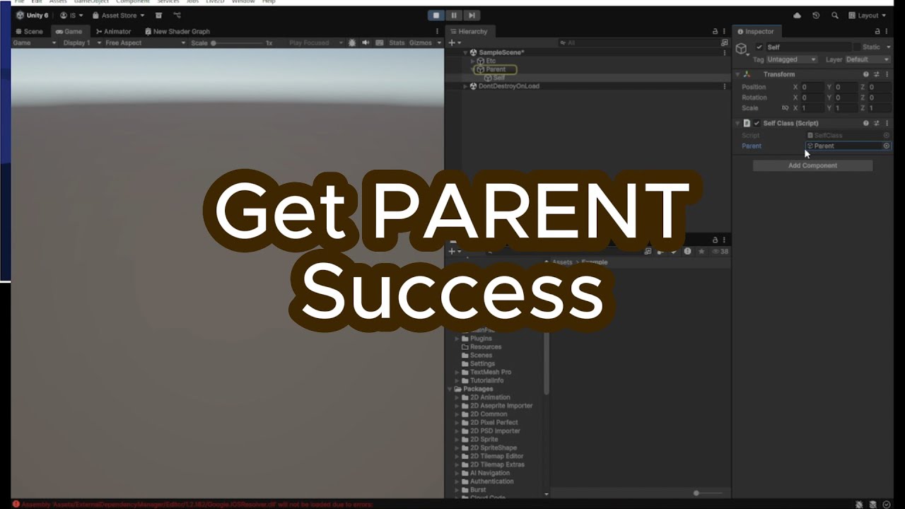 Setting Parent Unity Get Parent di Unity #unity - YouTube