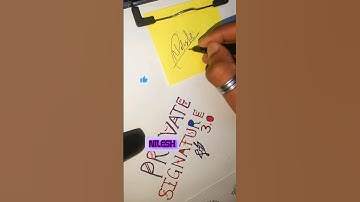 NILESH Name Beautiful Signature Style | With Amzing Autograph #youtubeshorts #shortsvideo #viral
