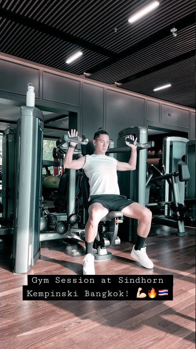 Another Gym Session at Sindhorn Kempinski Bangkok 💪🏻🔥🇹🇭 #Workout #Motivation #SindhornKempinski