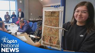 Protest held in Labrador after government limits Innu history exhibit | APTN News Protest held in Labrador after government limits Innu history exhibit | APTN News