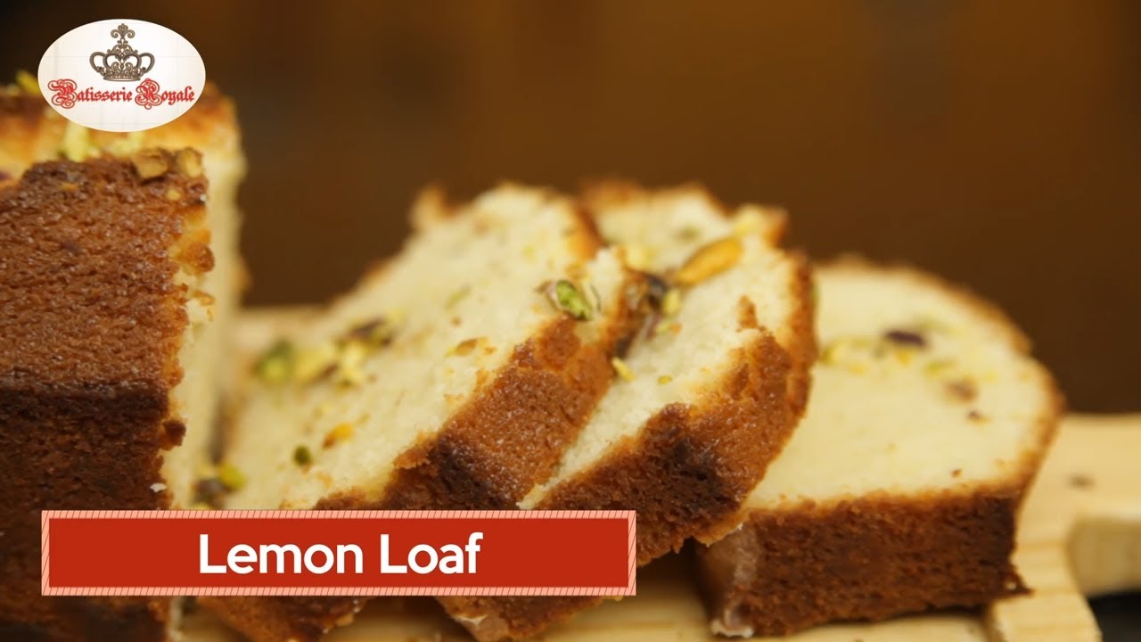 Lemon Cake  - How To Make Lemon Pound Cake By Chef Neha - Lemon Loaf - Valentine