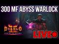 300% MF Abyss Warlock Build farming for Grail
