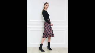 Plaid Skirt Outfit Ideas Christmas Outfit Allegra K